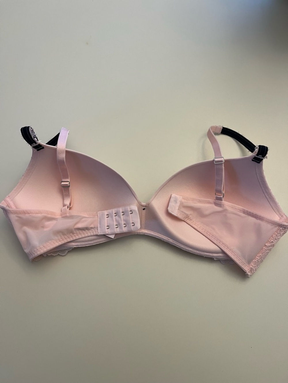 Victoria's Secret Pink Lace Wireless Bra with Decorative Straps - Picture 2 of 6
